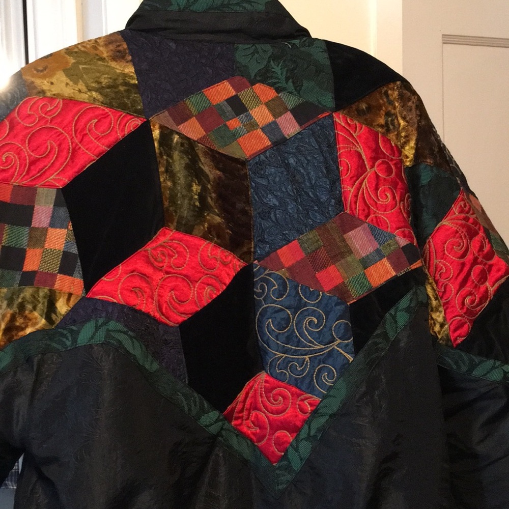 Patchwork 100% Down Jacket - image 4